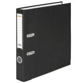 Папка-регистратор STAFF "Profit" с покрытием из ПВХ, 50 мм, с уголком, черная, СЪЕМНЫЙ МЕХАНИЗМ, 272011 за 173 ₽. Папки-регистраторы с арочным механизмом.  Доставка по РФ. Без переплат!