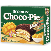 Печенье ORION "Choco Pie Mango" манго 360 г (12 штук х 30 г), О0000013010 за 270 ₽. Печенье, крекеры, сухари и сушки.  Доставка по РФ. Без переплат!