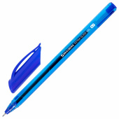 Ручка гелевая BRAUBERG "Extra Glide Gel", СИНЯЯ, трехгранная, игольчатый наконечник 0,7 мм, линия 0,5 мм, 144076 за 28 ₽. Ручки гелевые неавтоматические.  Доставка по РФ. Без переплат!