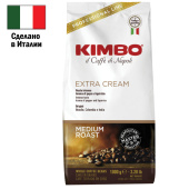 Кофе в зернах KIMBO "Extra Cream" 1 кг, ИТАЛИЯ за 3&nbsp;382 ₽. Кофе зерновой.  Доставка по РФ. Без переплат!