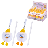 Ручка с пушистой подвеской шариковая FUNSTER (ФАНСТЕР) "FLUFFY DUCK", СИНЯЯ, ассорти, пишущий узел 0,7 мм, 144525 за 112 ₽. Ручки шариковые неавтоматические.  Доставка по РФ. Без переплат!