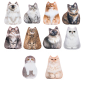 Игрушка мягкая АНТИСТРЕСС "КОШКИ", Бифлекс, ассорти, высота 30 см, 10 видов, WOOZOO (ВУЗУ), 666359 за 408 ₽. Мягкие игрушки.  Доставка по РФ. Без переплат!