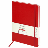 Блокнот-скетчбук БОЛЬШОЙ ФОРМАТ (190х250 мм) В5, BRAUBERG ULTRA, 80 г/м2, 96 л., без линовки, красный, 113066 за 238 ₽. Бизнес-блокноты и бизнес-тетради.  Доставка по РФ. Без переплат!