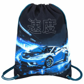 Мешок для обуви BRAUBERG PREMIUM, карман, подкладка, светоотражайка, 43х33 см, Night race, 272425 за 630 ₽. Мешки для обуви.  Доставка по РФ. Без переплат!