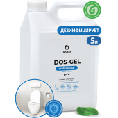 Средство для сантехники и уборки санитарных помещений 5,3 кг, GRASS DOS GEL, дезинфицирующее, концентрат, 125240 за 772 ₽. Средства для чистки ванных и туалетных комнат.  Доставка по РФ. Без переплат!