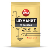 Средство для прочистки канализационных труб 70 г BAGI ШУМАНИТ, для всех типов труб, H-208900-0 за 215 ₽. Средства для прочистки канализационных труб.  Доставка по РФ. Без переплат!