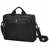 Сумка портфель BRAUBERG PROTECT с отделением для ноутбука 15,6", 2 отделения, черная, 30х40х7 см, 270831 за 1 757 ₽. Сумки деловые с отделением для ноутбука и планшета.  Доставка по РФ. Без переплат!