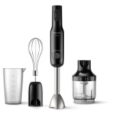 Блендер погружной PHILIPS HR2543/90, 700 Вт, 2 скорости, 3 насадки, стакан, черный за 7&nbsp;616 ₽. Блендеры.  Доставка по РФ. Без переплат!