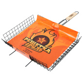 Решетка-гриль ГЛУБОКАЯ универсальная, размер 410х335 мм, глубина 60 мм, оксидированное покрытие, 101407, 701746 за 661 ₽. Решетки-гриль.  Доставка по РФ. Без переплат!