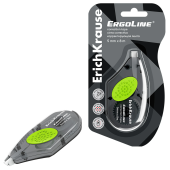 Корректирующая лента ERICH KRAUSE "ErgoLine", с резиновой вставкой, 5 мм х 8 м, серый, 5360, 53604 за 216 ₽. Корректирующие ленты.  Доставка по РФ. Без переплат!