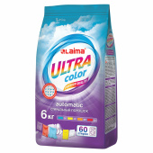 Стиральный порошок автомат 6 кг, LAIMA ULTRA Color, УЛУЧШЕННАЯ ФОРМУЛА, 60 стирок, универсальный, 608538 за 977 ₽. Стиральные порошки.  Доставка по РФ. Без переплат!