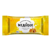 Мыло туалетное 100 г, "Медовое" АГРОПРОМ-ЮГ, натуральное, 1179477 за 27 ₽. Мыло кусковое.  Доставка по РФ. Без переплат!