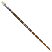 Кисть художественная профессиональная BRAUBERG ART CLASSIC, щетина, плоская, № 10, длинная ручка, 200717 за 182 ₽. Кисти художественные из натурального волоса.  Доставка по РФ. Без переплат!