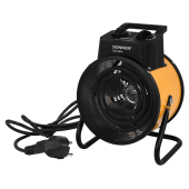 Тепловая пушка электрическа SONNEN TSE-20FA, 2000 Вт, ТЭН/спиральный нагревательный элемент, 2 режима, 456207 за 3 254 ₽. Тепловые пушки.  Доставка по РФ. Без переплат!