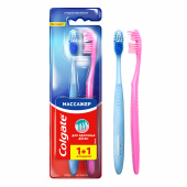 Зубная щетка НАБОР (1+1) COLGATE "Массажер", средней жесткости, FCN20845 за 248 ₽. Зубные щетки.  Доставка по РФ. Без переплат!