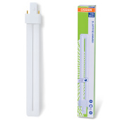 Лампа люминесцентная OSRAM DULUX S 11W/21-840, 11 Вт, U-образная, холодный белый свет, цоколь G23 за 427 ₽. Лампы-трубки люминесцентные.  Доставка по РФ. Без переплат!