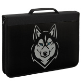 Папка на молнии BRAUBERG А4 с ручкой, с органайзером, 1 отделение, "Husky", 271450 за 382 ₽. Папки для тетрадей и уроков труда.  Доставка по РФ. Без переплат!