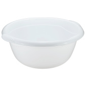 Таз 16 л, хозяйственный, круглый, с ручками, пластиковый, 18,5х43,5х46,5 см, цвет белый, IDEA, М 2507 за 375 ₽. Тазы.  Доставка по РФ. Без переплат!