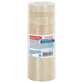 Клейкие ленты 12 мм х 33 м канцелярские BRAUBERG, комплект 12 шт., прозр., гарант. длина, 223123 за 209 ₽. Клейкие ленты канцелярские.  Доставка по РФ. Без переплат!