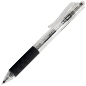 Ручка гелевая автоматическая BRAUBERG "X-WRITER 1700" УВЕЛИЧЕННАЯ ДЛИНА ПИСЬМА 1700 м, ЧЁРНАЯ, игольчатый узел 0,5 мм, линия 0,35 мм, 144472 за 50 ₽. Ручки гелевые автоматические.  Доставка по РФ. Без переплат!