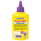 Клей ПВА ЮНЛАНДИЯ (бумага, картон, дерево), 125 г, 227382 за 42 ₽. Клей ПВА.  Доставка по РФ. Без переплат!