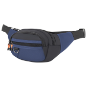 Сумка на пояс HEIKKI PROMPT (ХЕЙКИ), 2 отделения, регулируемый ремень, карман-антивор, синяя, 37х14х5 см, 273927 за 427 ₽. Сумки на пояс.  Доставка по РФ. Без переплат!