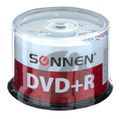 Диски DVD+R (плюс) SONNEN 4,7 Gb, 16x, Cake Box (упаковка на шпиле), КОМПЛЕКТ 50 шт., 512577 за 2 164 ₽. Диски CD, DVD, BD (Blu-ray).  Доставка по РФ. Без переплат!