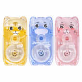 Корректирующая лента BRAUBERG KIDS "ЗВЕРЯТА", 5 мм х 8 м, механизм перемотки, корпус ассорти, блистер, 272499 за 81 ₽. Корректирующие ленты.  Доставка по РФ. Без переплат!