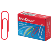 Скрепки металлические ERICH KRAUSE "Classic", 28 мм, цветные, 100 шт., в картонной коробке, 24871 за 82 ₽. Скрепки канцелярские.  Доставка по РФ. Без переплат!