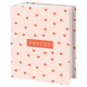 Фотоальбом BRAUBERG "Pink hearts" на 100 фото 10х15 см, твердая обложка, 391436 за 175 ₽. Фотоальбомы.  Доставка по РФ. Без переплат!