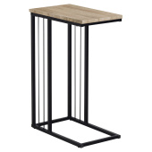 Стол журнальный на металлокаркасе BRABIX "LOFT CT-002", 450х250х630 мм, цвет дуб натуральный, 641862 за 3&nbsp;599 ₽. Столы журнальные и сервировочные.  Доставка по РФ. Без переплат!