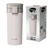 Термокружка 380 мл JOYLUX (ДЖОЙЛЮКС) CLASSIC, нержавеющая сталь SUS304, белый матовый, 700271 за 686 ₽. Термокружки.  Доставка по РФ. Без переплат!