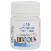 Лак акриловый глянцевый "Декола", 50 мл, в банке, 5828920 за 159 ₽. Лаки, разбавители, грунты и прочие.  Доставка по РФ. Без переплат!