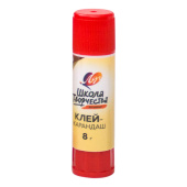 Клей-карандаш ЛУЧ "Школа творчества", 8 г, PVP основа, 29С 1735-08 за 31 ₽. Клей-карандаш.  Доставка по РФ. Без переплат!
