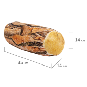 Игрушка мягкая "ПОЛЕНО", ткань вельбоа, ассорти, 2 вида, 35х14 см, WOOZOO (ВУЗУ), 666977 за 812 ₽. Мягкие игрушки.  Доставка по РФ. Без переплат!