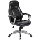 Кресло офисное BRABIX PREMIUM "Turbo EX-569", экокожа, спортивный дизайн, черное, 531014 за 16 711 ₽. Кресла для руководителей. Доставка по РФ. Без переплат!