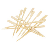 Пики для канапе бамбуковые ГОЛЬФ 12 см, 100 шт., КП, 133044 за 91 ₽. Шампуры и пики для канапе, шашлыка.  Доставка по РФ. Без переплат!