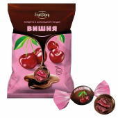 Конфеты "Вишня" в шоколадной глазури 500 г, FRUITSTORY, ООС611 за 947 ₽. Конфеты фасованные.  Доставка по РФ. Без переплат!