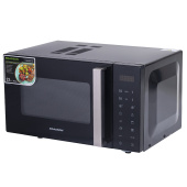 Микроволновая печь без поворотного стола BRASSON (БРАССОН) MW2390D-11GP, ГРИЛЬ, 9 ПРОГРАММ, 23л, 900Вт, сенсорное управление, черная, 454981 за 14&nbsp;609 ₽. Микроволновые печи.  Доставка по РФ. Без переплат!
