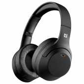 Наушники с микрофоном (гарнитура) DEFENDER FreeMotion B690, Bluetooth, беспроводные, черные, 63690 за 1 580 ₽. Гарнитуры беспроводные.  Доставка по РФ. Без переплат!