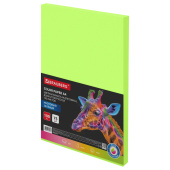 Бумага цветная BRAUBERG, А4, 75 г/м2, 100 л., НЕОН, зеленая, для офисной техники, 116671 за 339 ₽. Бумага цветная форматная.  Доставка по РФ. Без переплат!