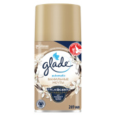 Сменный баллон 269 мл, GLADE "Ванильные мечты" для автоматических освежителей, 864987 за 555 ₽. Сменные баллоны аэрозольные.  Доставка по РФ. Без переплат!