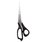 Ножницы STAFF Basic 210 мм, чёрные, ПВХ чехол с европодвесом, 235460 за 98 ₽. Ножницы универсальные.  Доставка по РФ. Без переплат!