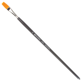 Кисть художественная проф. BRAUBERG ART CLASSIC, синтетика жесткая, плоская, № 12, длинная ручка, 200668 за 200 ₽. Кисти художественные из синтетического волоса.  Доставка по РФ. Без переплат!