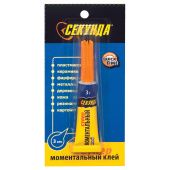 Клей моментальный СЕКУНДА, 3 г, отрывная мультикарта, 403-103 за 32 ₽. Клей специальный.  Доставка по РФ. Без переплат!