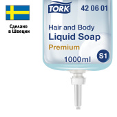 Картридж с жидким мылом-гелем для тела и волос одноразовый TORK (Система S1) Premium, 1 л, 421601, 420601 за 1 211 ₽. Картриджи с жидким мылом и мылом-пеной.  Доставка по РФ. Без переплат!