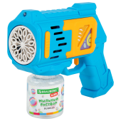 Мыльные пузыри Бластер Генератор с баком и подсветкой, раствор 80 мл, BRAUBERG KIDS, 665147 за 530 ₽. Мыльные пузыри.  Доставка по РФ. Без переплат!