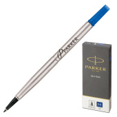 Стержень для ручки-роллера PARKER "Quink RB", металлический, 116 мм, узел 0,7 мм, синий, 1950311 за 739 ₽. Стержни для ручек-роллеров. Доставка по РФ. Без переплат!