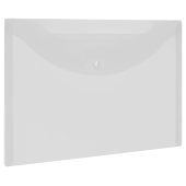 Папка-конверт с кнопкой МАЛОГО ФОРМАТА, А5, BRAUBERG "UNIVERSAL", прозрачная, 0,15 мм, 273065 за 19 ₽. Папки-конверты с кнопкой.  Доставка по РФ. Без переплат!