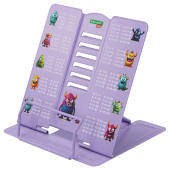 Подставка для книг и учебников большая BRAUBERG KIDS "Monsters" с таблицей умножения, регулируемый угол наклона, металлическая, 238964 за 392 ₽. Подставки для книг.  Доставка по РФ. Без переплат!